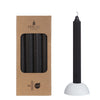 Set 4 pencil candle h.20 Ø2,2 cm black