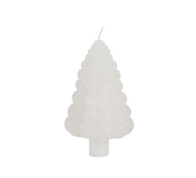 Bubble tree candle h.12 Ø7 cm white