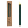 LED honeycomb candle set/2 Ø2.2 h. 25cm Burgundy