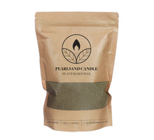 Burning Sand 400gram kraft bag moss green (4x lont incl.)