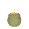 LED wax bloem parel Ø9 h.12 cm linde groen met timer