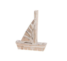 Boat mango wood  11x9x2.5cm White-wash