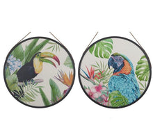 Wall print round wood 70x3x70cm 1pc Mixed