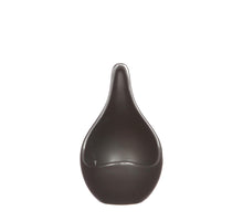 Plant pot ''Drop'' black ceramic Ø9 h.15 cm
