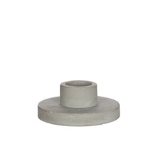 h.3 Ø7 cm gray candle holder