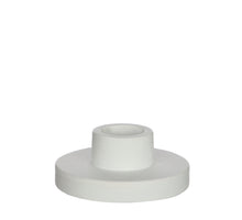 h.3 Ø7 cm white candle holder