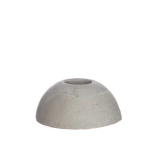 h.3 Ø7 cm gray bulb candle holder