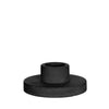 h.3 Ø7 cm matt black candle holder