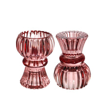 Duo candle holder Nora Ø6 x h.8 cm red