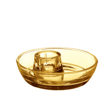 Candle holder Mila Ø9.8 x h.3 cm ocre