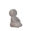 Hug candle holder L.6xW.5xH.8 cm gray - cement