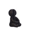 Hug candle holder L.6xW.5xH.8 cm black - cement