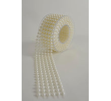 pb. spool bead garland (4 cm) cream 180cm