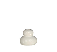 Vase Pebble ceramic h.6 Ø7 cm white
