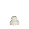 Vase Pebble ceramic h.6 Ø7 cm white