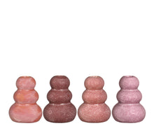 Vase Pebble h.9.5 Ø7 cm pink 4 assorted colours