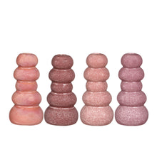Vase Pebble h.15 Ø7 cm pink 4 assorted colours