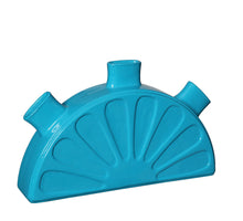 Vaas Limon L28xW6xH17cm oceaanblauw