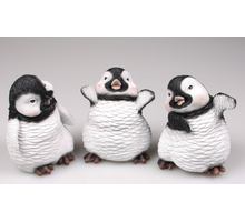 PINGUIN 3 ASSORTIE 13X22X20 CM POLYRESIN