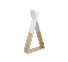 Houten decoratieve tipi tent wit 30x10x53cm