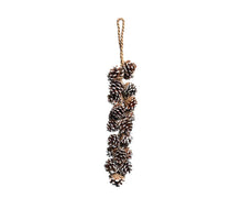 Garland Pinecones 55x12x12cm Snow