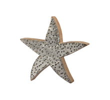 pc. 1 wooden starfish natural 14 cm