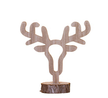 Deer Base Wood 10x10x25cm Natural
