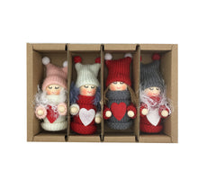 Hangers Girl in Box 10cm 4pcs Assorted 17x11x4cm