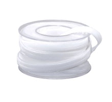 pc. roll velvet ribbon (1 cm) white 8 meter