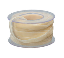 pc. roll velvet ribbon (1 cm) cream 8 meter