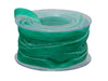pc. roll velvet ribbon (1 cm) green 8 meter