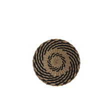 Wall Decor Aquia D25 H4cm Black Natural