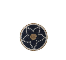 Wall Decor Aquia D25 H4cm Black/Natural ''star''