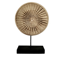 Standing Ornament Sisa Wood 30x9x45cm Black/Natural