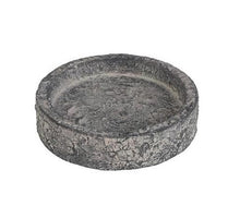 Schotel Ebi cement donker grijs Ø8 x H2 cm