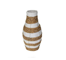 Vase Tabira Seagrass D15 H40cm Natural/White