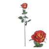 Flower Stem Rose D9 H75cm Red