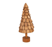 Deco Tree Flatrock Wood D20 H5cm Light Brown
