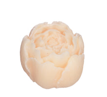 Pioenroos amberblok deluxe Ø6,5 h.5,5 cm vanilla