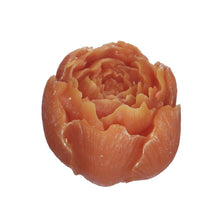 Pioenroos amberblok deluxe Ø6,5 h.5,5 cm sandal wood