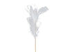 pm. 12 goose feathers/stick white 72 cm