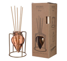 Diffuser glas Breeze amber Ø8,5 h.22 cm