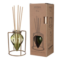 Diffuser glas Breeze groen Ø8,5 h.22 cm