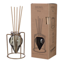 Diffuser glas Breeze grijs Ø8,5 h.22 cm