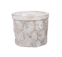 pc. 1 cement flowerpot brown Ø8x7 cm