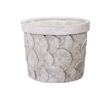 pc. 1 cement flowerpot brown Ø11x9 cm