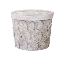 pc. 1 cement flowerpot brown Ø13x11 cm