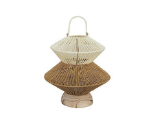 Lantern Tilarán D31 H32cm Natural/White