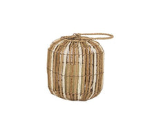 Lantern Uvita w/LED Light D22 H22cm Natural/White