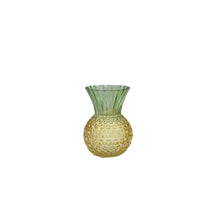 Vase Pineapple D13 H18cm Green/Yellow